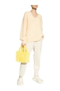 American Vintage Sweaters Loose-fitting Sweater Orange -American Vintage Verkoop 05aee7cc7be4df7d70661affcd09a874