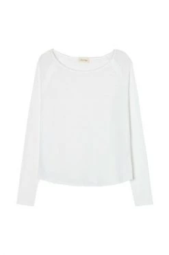 American Vintage Longsleeve Shirts T-shirt SON31GE21 White