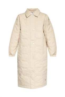 American Vintage Trenchcoats & Mantels Quilted Jacket Beige -American Vintage Verkoop 0d2a55102cd564050db108bc711ad376