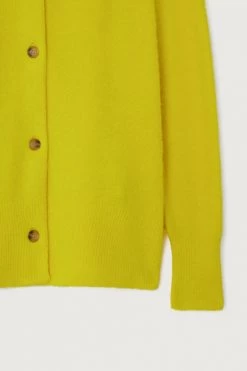 American Vintage Vesten Cardigan Damsville Yellow -American Vintage Verkoop 0f138614ac749aad5726a19eb6db5907