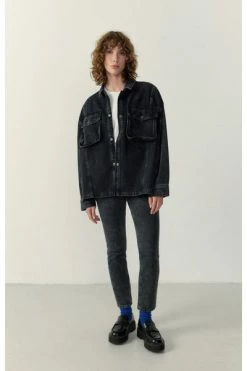Spijkerjassen AMERICAN VINTAGE SPIJKERJACK Black