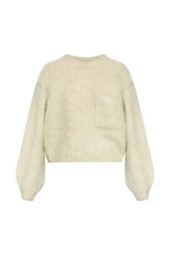 American Vintage Sweaters Ribbed Sweater Green -American Vintage Verkoop 17a3b21eb173e453d545a605c0702990