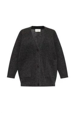 American Vintage Vesten Loose-fitting Cardigan Gray -American Vintage Verkoop 18b1c61d09b8cb3c97120139b4573590