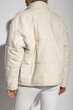 American Vintage Bomber Jackets Jacket With Logo Patch Beige -American Vintage Verkoop 2294eff073080e0e076598347de03ffb