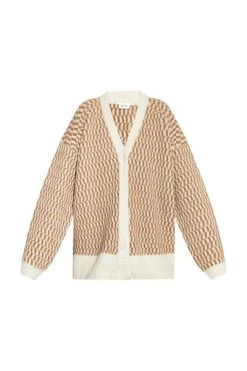 American Vintage Vesten Cardigan Beige -American Vintage Verkoop 2578052ea9fd73a1e7271a994d85daad