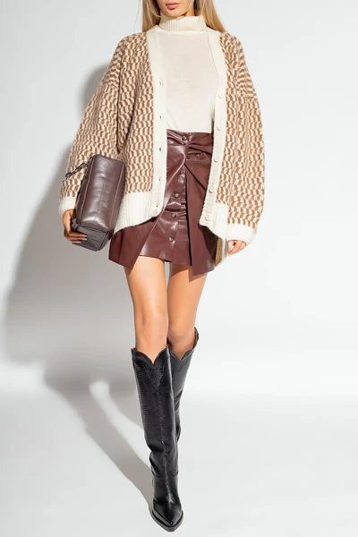 American Vintage Vesten Cardigan Beige 6 American Vintage Vesten Cardigan Beige -American Vintage Verkoop 270cc5d027fcdb251d14d1d34cbc0352