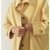 American Vintage Trenchcoats & Mantels Single-Breasted Coats Yellow -American Vintage Verkoop 30d6e43d2b9f3bf835bc140abd29c938