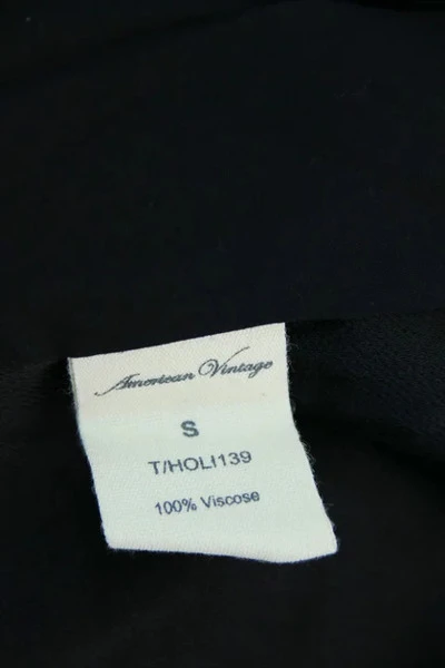 American Vintage Vintage Tops Pre-owned Viscose Tops Black 4 American Vintage Vintage Tops Pre-owned Viscose Tops Black - Afbeelding 2