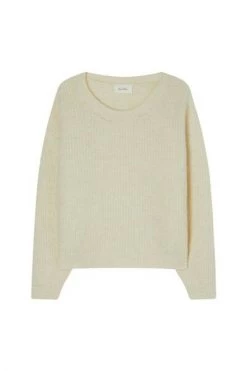 Sweaters American Vintage East Nacre Chine Pulls Gensere Beige