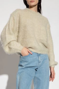 American Vintage Sweaters Ribbed Sweater Green -American Vintage Verkoop 4548860f4d856a92c921f05c9fcf191c