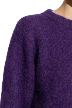 American Vintage Sweaters Loose-fitting Sweater Purple -American Vintage Verkoop 460d43d20eb200f745ac57e535e7be0a