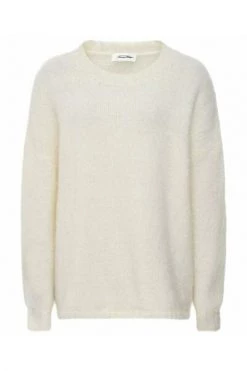 American Vintage Sweaters Round-Neck Sweater White