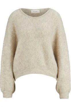 American Vintage Sweaters Oversized Pullover Beige