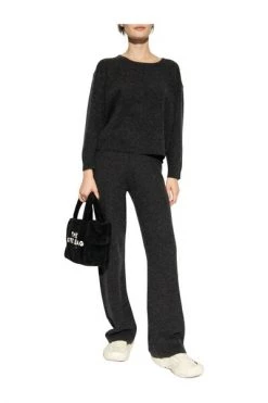 American Vintage Wijde Broeken High-waisted Sweatpants Gray 11 American Vintage Wijde Broeken High-waisted Sweatpants Gray -American Vintage Verkoop 55362b2f39fe8f17a117644b23ca87f0