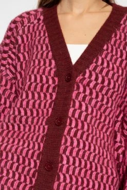 American Vintage Vesten Cardigan Pink -American Vintage Verkoop 5dbfad2582cced7e76a6bcc92316825d