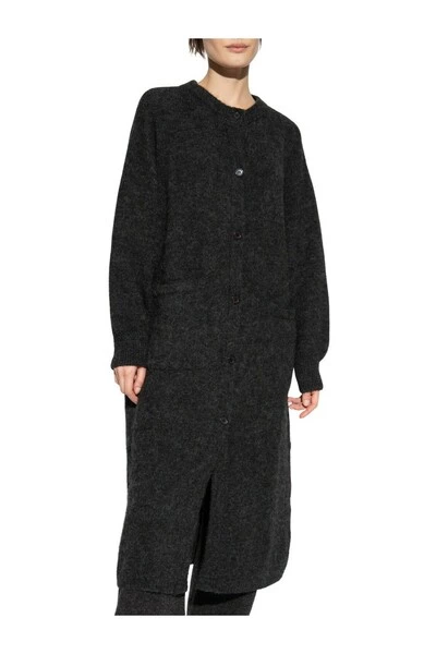 American Vintage Truien & Vesten Loose-fitting Cardigan Gray 5 American Vintage Truien & Vesten Loose-fitting Cardigan Gray - Afbeelding 3