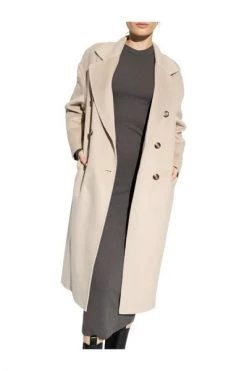 American Vintage Trenchcoats & Mantels Dadoulove Double-Breasted Coat Beige -American Vintage Verkoop 62873de27fcdbe906bfd4c86cca342df