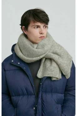 American Vintage Sjaals Melted Zabidoo Gris Clair Chine Echarpes Accessories Gray