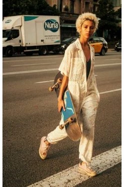 American Vintage Jumpsuits & Tuinbroeken Dro12ae22 Jumpsuit White -American Vintage Verkoop 71cc0cf05ff85b2d50abc46e0d502f1c