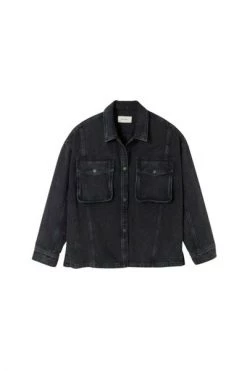 Spijkerjassen AMERICAN VINTAGE SPIJKERJACK Black -American Vintage Verkoop 7cd6ff49f362d69728666d333f92a914