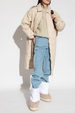 American Vintage Trenchcoats & Mantels Quilted Jacket Beige -American Vintage Verkoop 8c2edc07c712b777d13927b5945f01e0