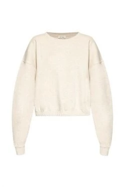 American Vintage Hoodies & Sweatvesten Cotton Sweatshirt White -American Vintage Verkoop 8c4e423ab179fd1191db127df2878d3b