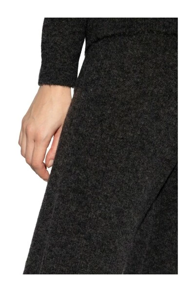 American Vintage Wijde Broeken High-waisted Sweatpants Gray 4 American Vintage Wijde Broeken High-waisted Sweatpants Gray - Afbeelding 2