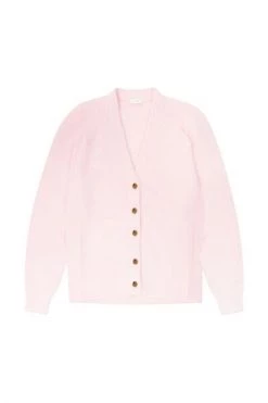 American Vintage Vesten Loose-fitting Cardigan Pink