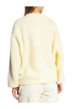 American Vintage Sweaters Loose-fitting Sweater Yellow