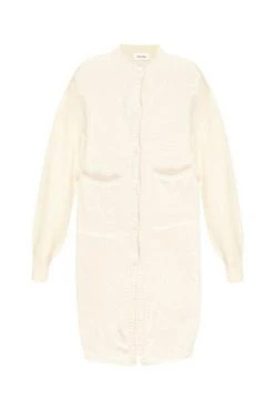 American Vintage Vesten Loose-fitting Cardigan Beige -American Vintage Verkoop a05eb8d45ba913d6287f3257865b3be5