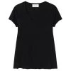American Vintage Vintage Tops Pre-owned T-SHIRT Black