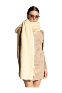 American Vintage Sjaals Long Scarf Yellow -American Vintage Verkoop a82ebd5a2dc7c42cc9625d4bc3decc40