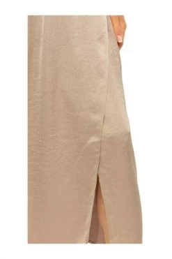 American Vintage Midirokken Skirt Beige -American Vintage Verkoop b46dd0d1e6793baeede582000d2d3293