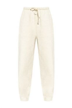 American Vintage Cotton Sweatpants Beige -American Vintage Verkoop b79f3056235759ad6474ddda6bd3b3d5