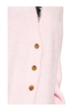 American Vintage Vesten Loose-fitting Cardigan Pink -American Vintage Verkoop b871edb725d680bfe776d0a13e20e625