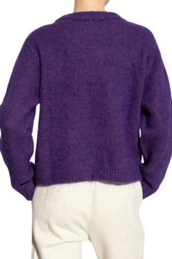 American Vintage Sweaters Loose-fitting Sweater Purple -American Vintage Verkoop c110b1c1ef015b12ea4bc769a4e5e9be