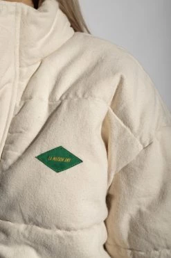 American Vintage Bomber Jackets Jacket With Logo Patch Beige -American Vintage Verkoop c43d850b0631f62b60985c5547d4dcbc