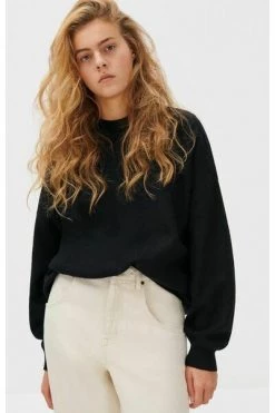 American Vintage Vintage Tops JERSEY VINTAGE Black