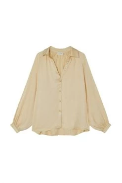 American Vintage Vintage Tops Beach Blouse Wid06de22 Beige