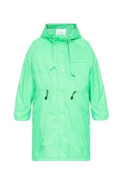 American Vintage Regenjassen Oversize Jacket With Light Insulation Green