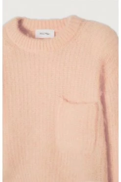 American Vintage Sweaters Round-neck Knitwear Pink