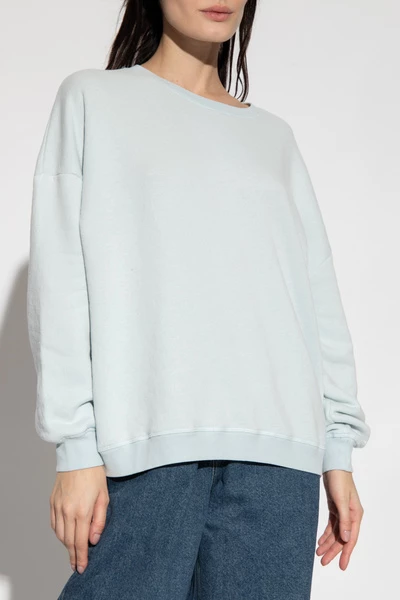 American Vintage Hoodies & Sweatvesten Sweatshirt With Vintage Effect Blue 5 American Vintage Hoodies & Sweatvesten Sweatshirt With Vintage Effect Blue - Afbeelding 3