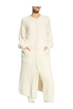 American Vintage Vesten Loose-fitting Cardigan Beige