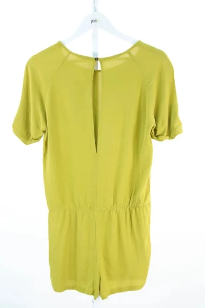 American Vintage Vintage Tops Pre-owned Polyester Jumpsuit Yellow 3 American Vintage Vintage Tops Pre-owned Polyester Jumpsuit Yellow